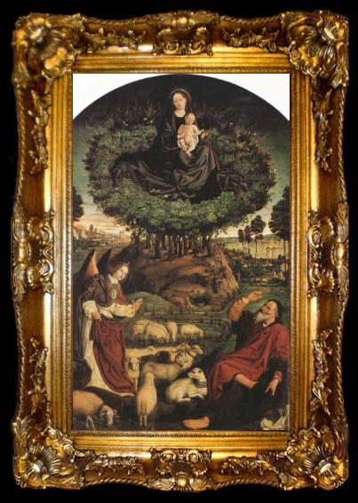 framed  Nicolas Froment Moses and the Burning Bush (mk08), ta009-2